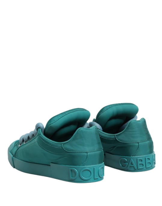 Zapatillas bajas de hombre Dolce & Gabbana Portofino en color aguamarina - Image 6