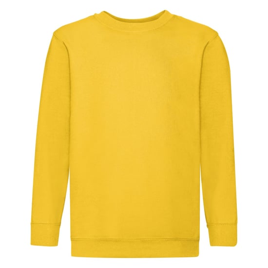 Fruit of the Loom Childrens/Kids Premium Set-in Sweatshirt (Sunflower) - Image 1