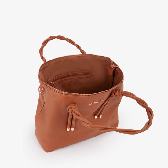 Bolso de Mujer de Poliuretano Marrón Mario Valentino - Image 4