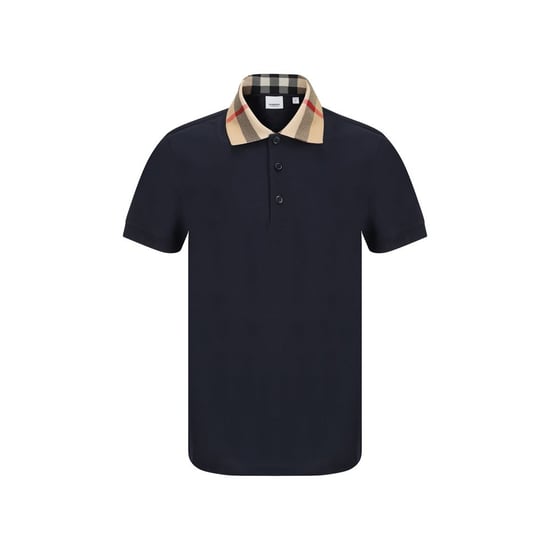 Camisa Polo de Algodón Azul Burberry - Image 1