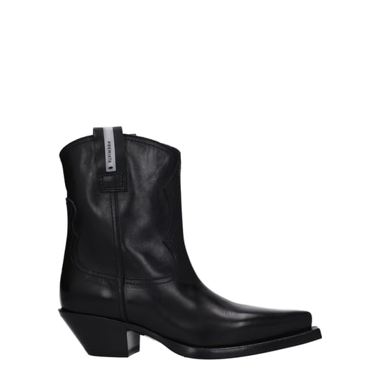 Botines Negros de Cuero Premiata - Image 1