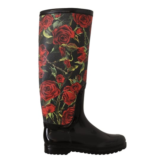 Botas de lluvia de poliéster negro Dolce & Gabbana - Image 1