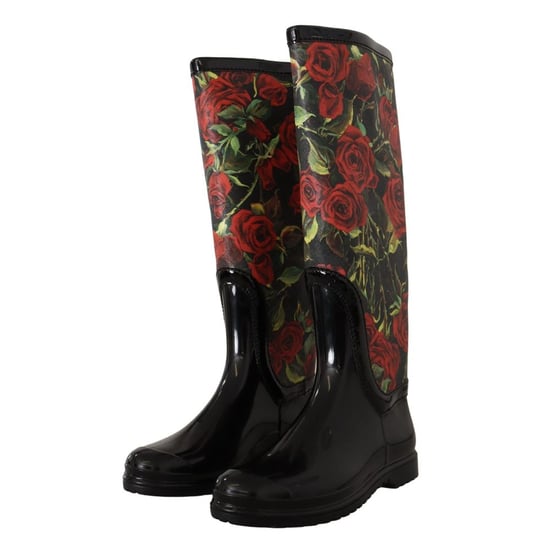 Botas de lluvia de poliéster negro Dolce & Gabbana - Image 2