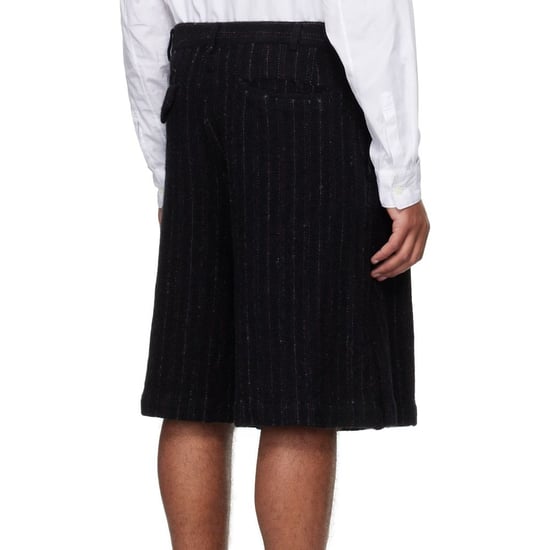Comme Des Garçons Negro Nylon Hasta la Rodilla - Image 3