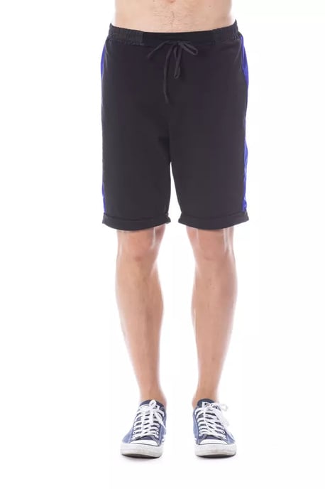 Shorts de algodón negro para hombre Verri - Image 1