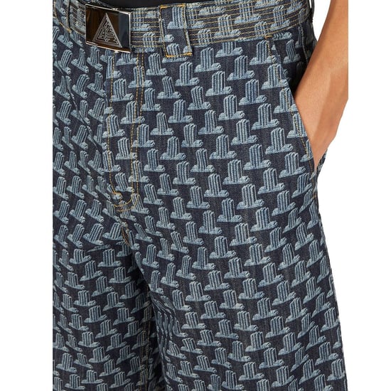 Pantalones Cortos de Algodón Azul Lanvin - Image 4
