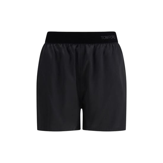 Pantalones Cortos Bermuda de Seda Negra Tom Ford - Image 1