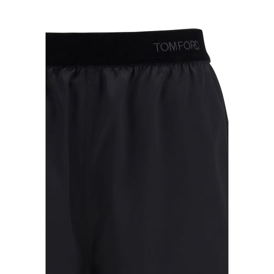 Pantalones Cortos Bermuda de Seda Negra Tom Ford - Image 3