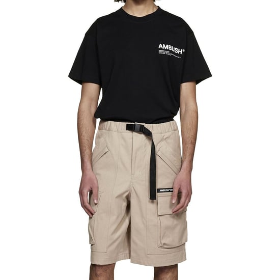 Bermudas Beige de Algodón Ambush - Image 2
