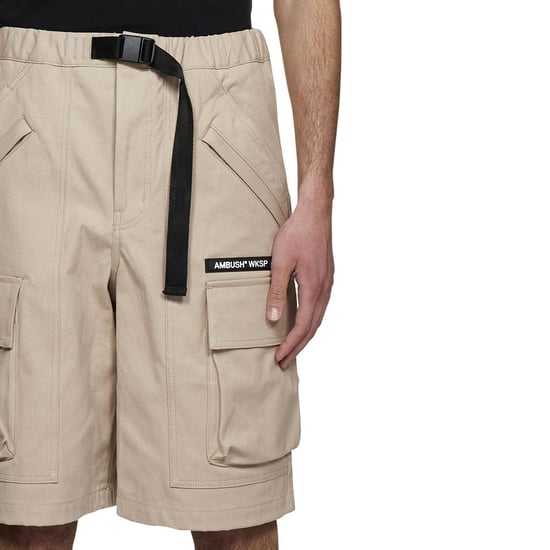 Bermudas Beige de Algodón Ambush - Image 4