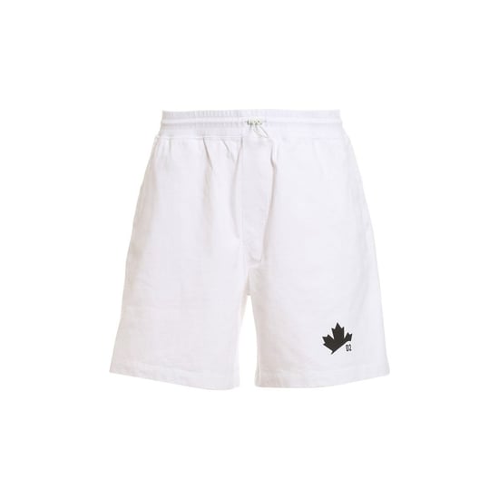 Pantalones Cortos Blancos de Algodón Dsquared² - Image 1