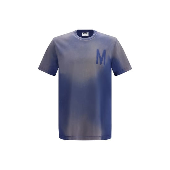 Camiseta de Algodón Azul Moschino - Image 1