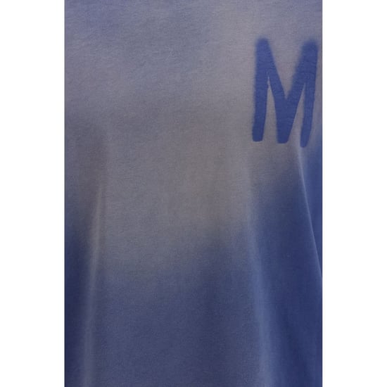 Camiseta de Algodón Azul Moschino - Image 3