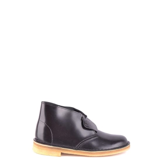 Botas de cuero negro con cordones Clarks - Image 1