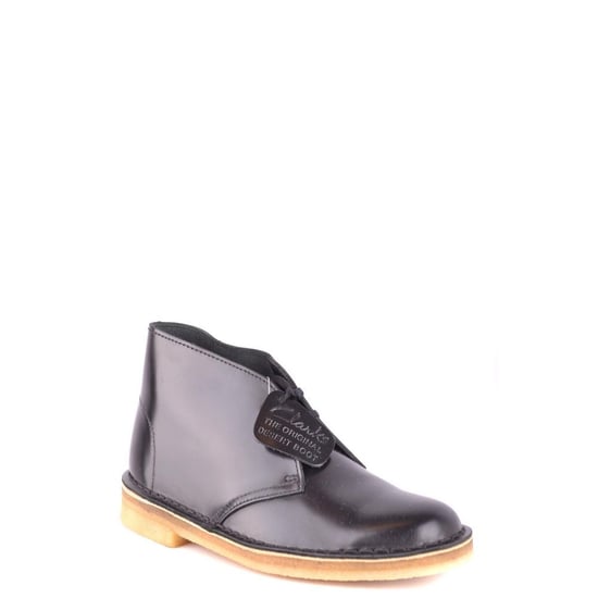 Botas de cuero negro con cordones Clarks - Image 2