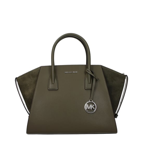 Bolso de Mano de Cuero Verde Michael Kors - Image 1