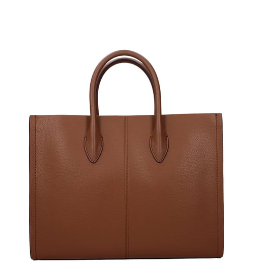 Bolso de mano de cuero marrón Michael Kors - Image 3