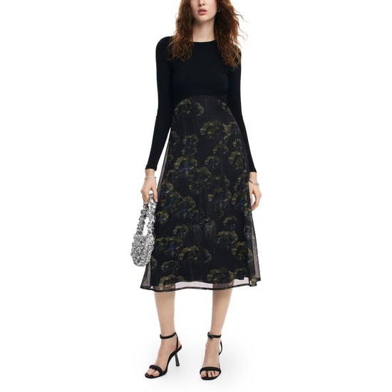 Vestido Casual de Poliéster Negro Desigual - Image 3