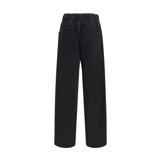 Pantalones Deportivos de Algodón Negros MM6 - Image 2