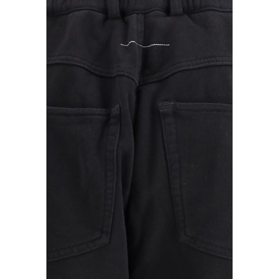 Pantalones Deportivos de Algodón Negros MM6 - Image 3