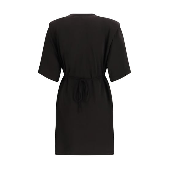 Vestido Casual de Acetato Negro PINKO - Image 2