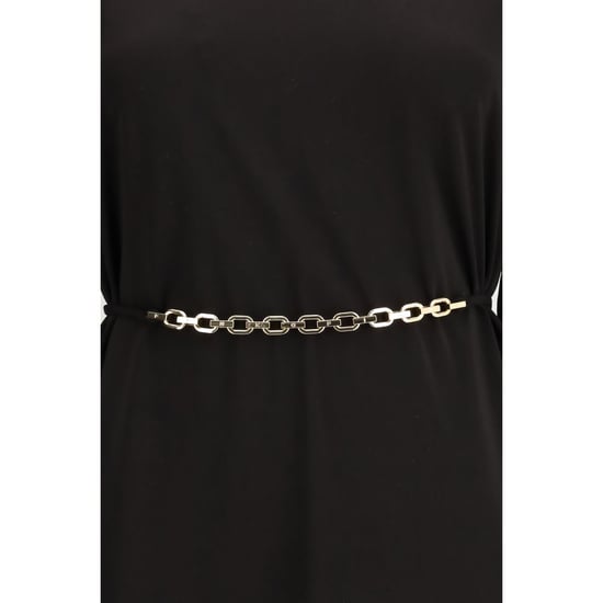 Vestido Casual de Acetato Negro PINKO - Image 3