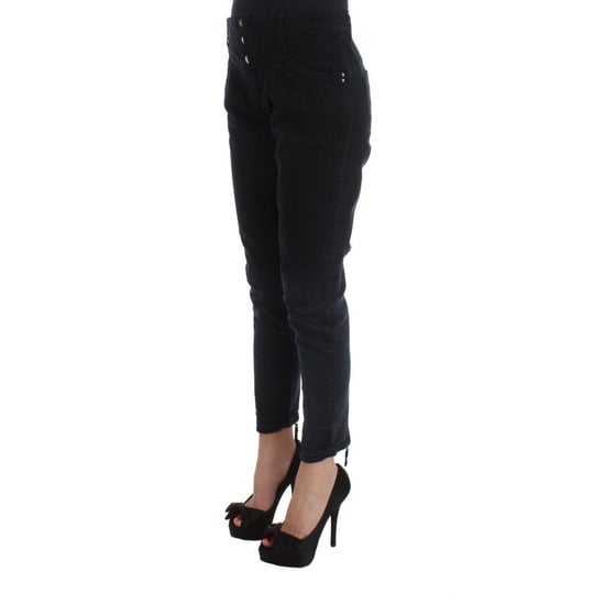 Jeans cortos de algodón negro Costume National - Image 2