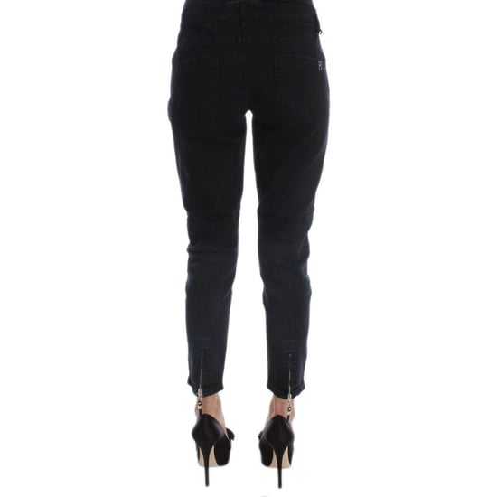 Jeans cortos de algodón negro Costume National - Image 3