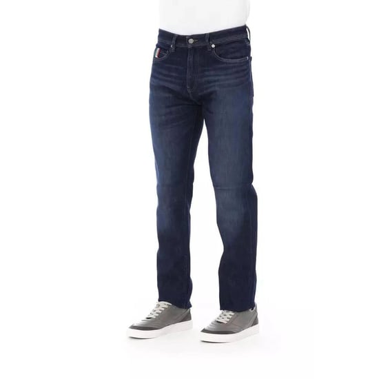 Jeans de algodón denim Baldinini Trend azul - Image 2
