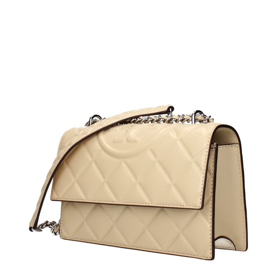 Bolso bandolera de cuero beige Tory Burch - Image 2