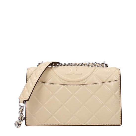 Bolso bandolera de cuero beige Tory Burch - Image 3
