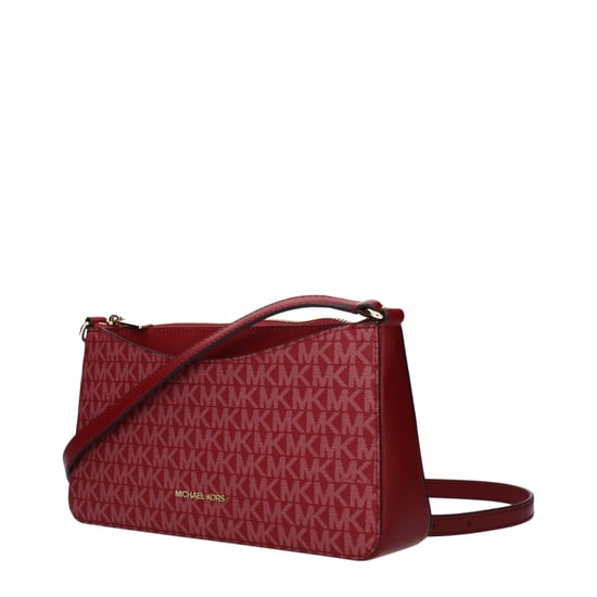 Bolso Cruzado de Tela Rojo Michael Kors - Image 2
