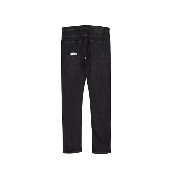 Jeans ajustados de algodón negro Heron Preston - Image 2