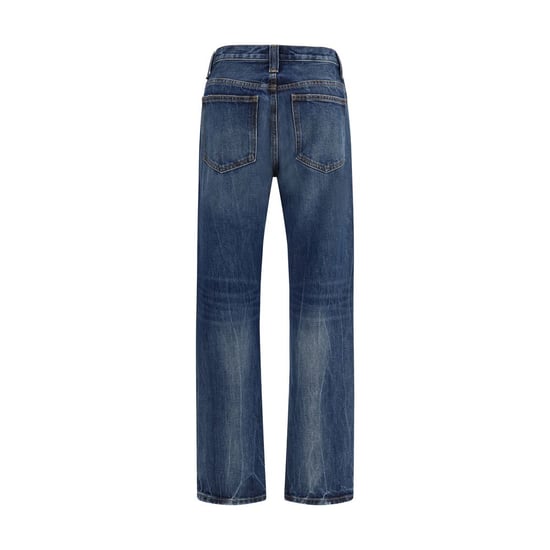 Jeans de algodón azul de talle alto Khaite - Image 2