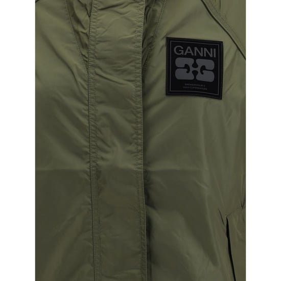 Chaqueta de Nylon Bicolor Ganni - Image 3
