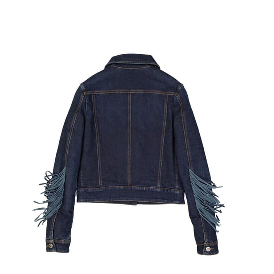 Chaqueta de Mezclilla de Algodón Azul Frankie Morello - Image 2