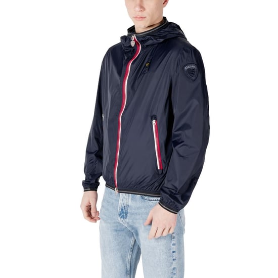 Chaqueta de concha de poliamida azul Blauer - Image 4