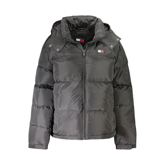 Chaqueta de Mujer de Poliésterc Negra de Tommy Hilfiger con Capucha Removible - Image 1