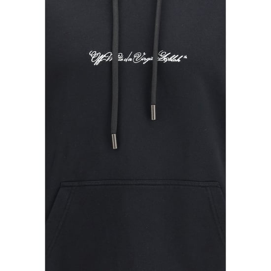 Sudadera de algodón negra Off-White - Image 3
