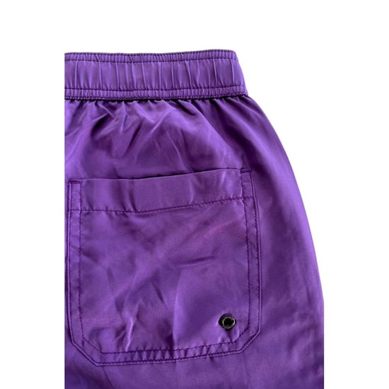 Short de Baño para Hombre de Poliéster Morado Trussardi Beachwear - Image 3