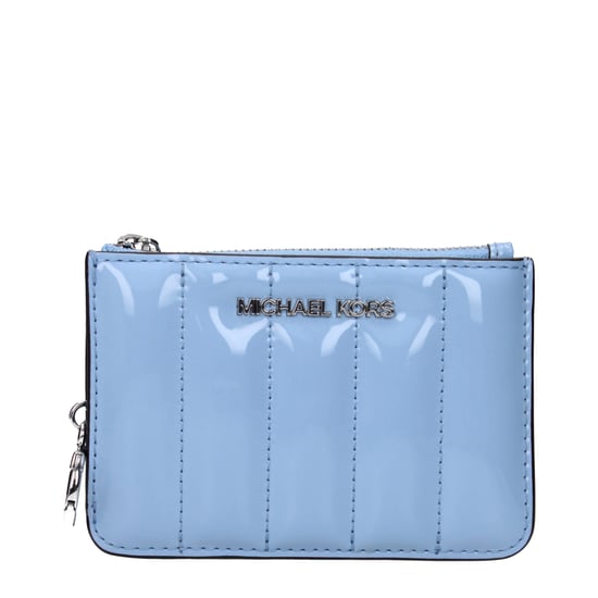 Billetera de Cuero Azul Claro Michael Kors - Image 1