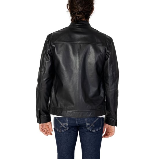 Chaqueta de Cuero Negra Peuterey - Image 2