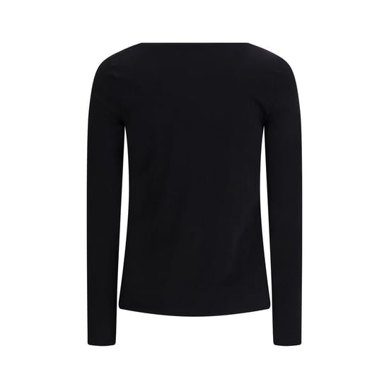 Camiseta de manga larga de modal negra Wolford - Image 2