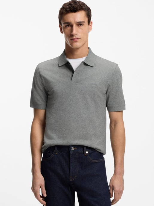 Camisa Polo Pallas de Hombre en Plata - Image 1