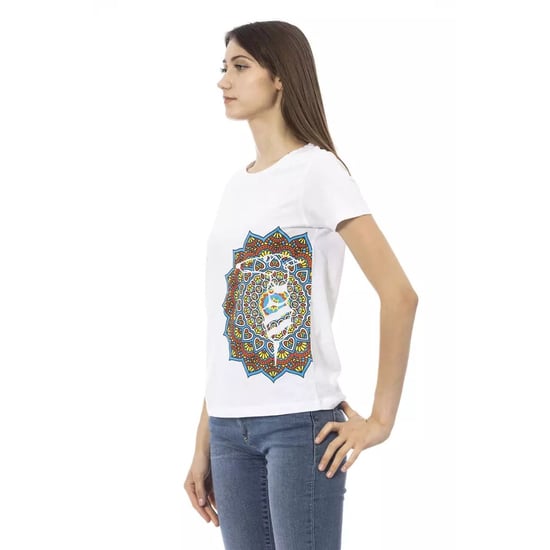 Camisetas de tirantes de algodón blanco Trussardi Action - Image 3