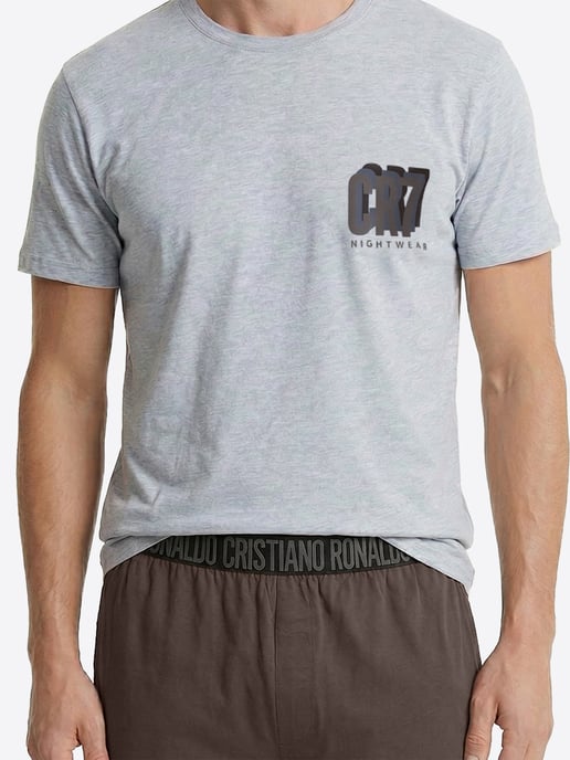 CR7 Cristiano Ronaldo Hombres Pijama Men BASIC - Image 4