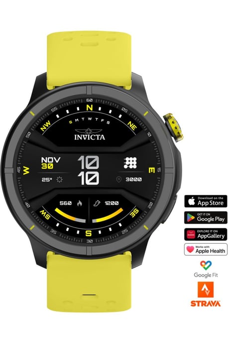 Invicta I-Tech - 2 Pro ITECH-006 Reloj de Hombre - Movimiento Smartwatch - Acero Inoxidable con Esfera Negra - 46 mm - Image 1
