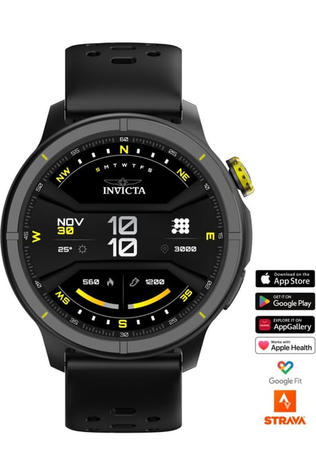 Invicta I-Tech - 2 Pro ITECH-005 Reloj de Hombre - Movimiento Smartwatch - Acero Inoxidable con Esfera Negra - 46 mm - Image 1