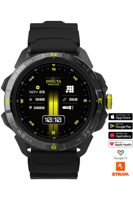 Invicta I-Tech - Edición Limitada Racing ITECH-011 Reloj para Hombre - Movimiento de Smartwatch - Acero Inoxidable con Esfera Negra - 47 mm - Image 1