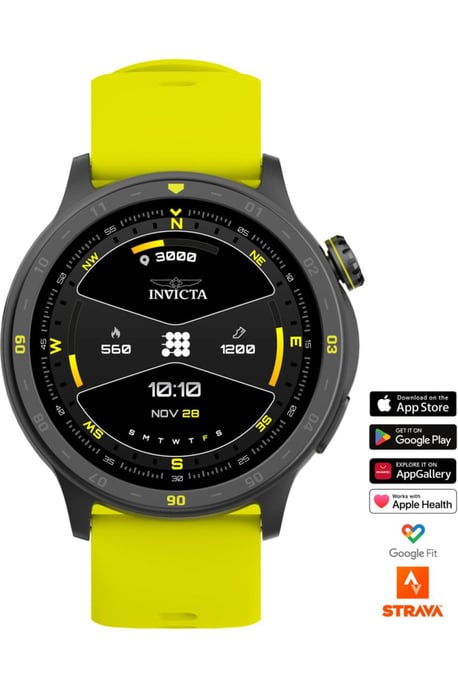 Invicta I-Tech 2 ITECH-002 Reloj de Hombre - Movimiento Smartwatch - Acero Inoxidable con Esfera Negra - 45 mm - Image 1